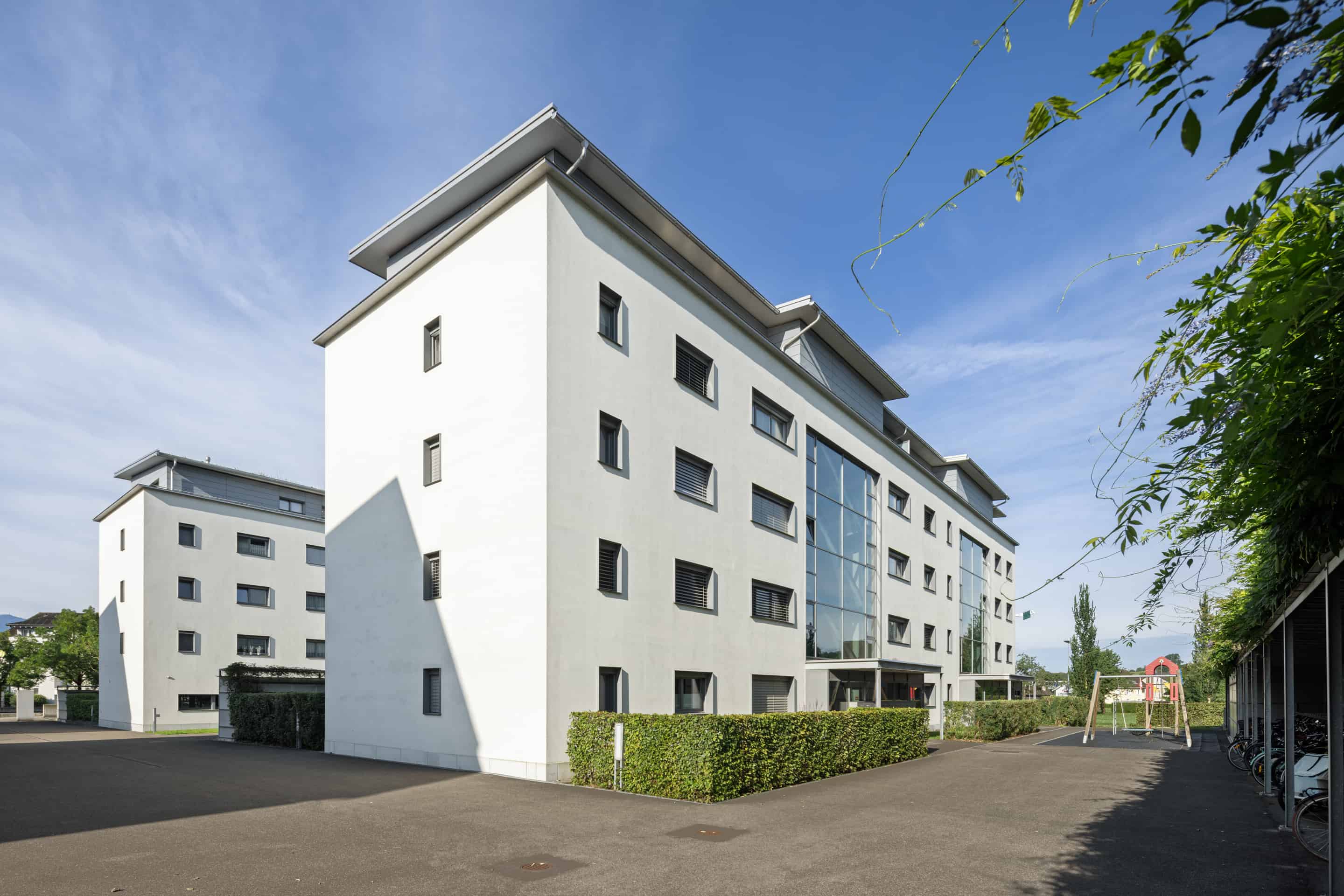 Seitenansicht der Frontfassade ?