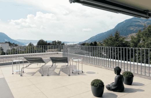 Terrasse mit Ausblick