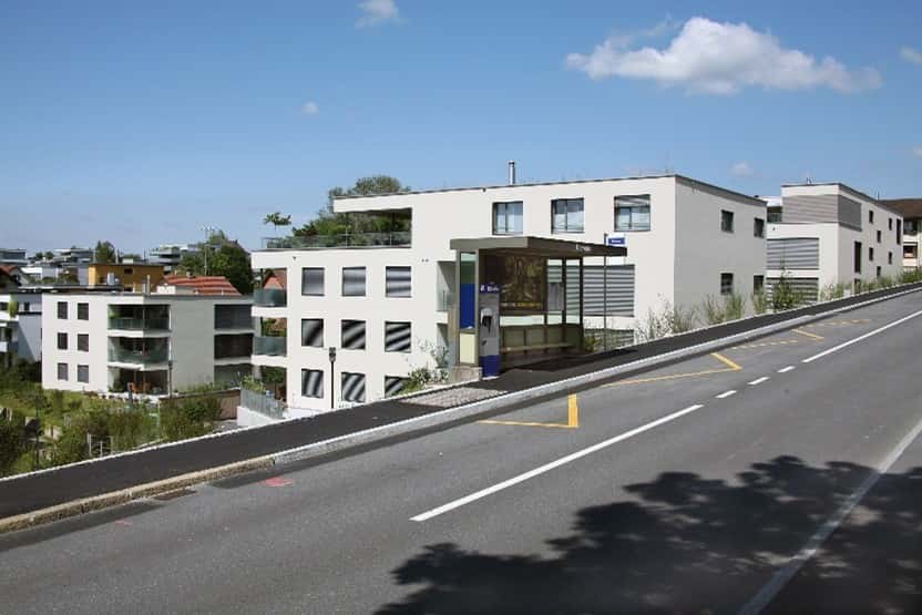 Ansicht von Strasse her