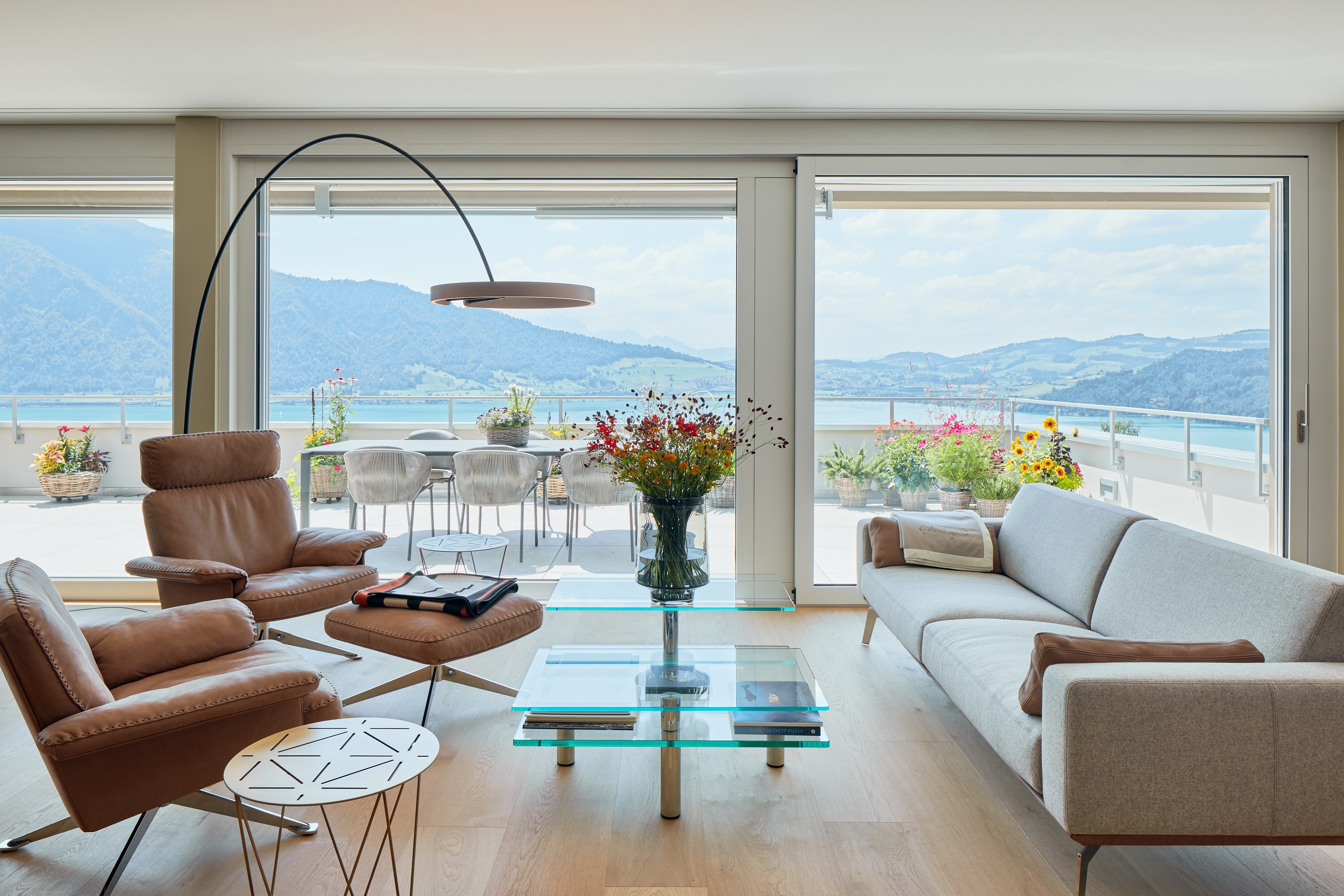 Wohnzimmer Attika