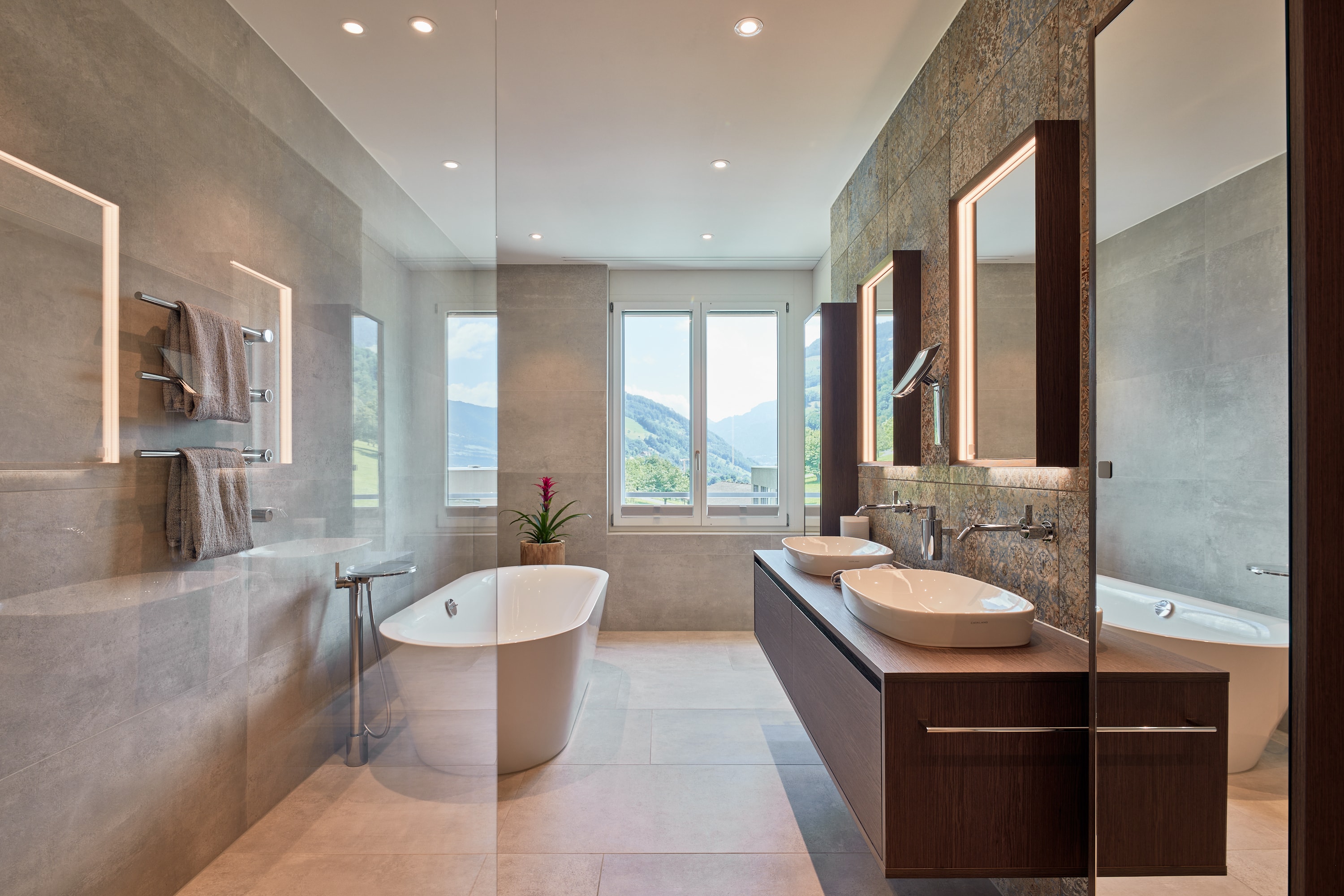Badezimmer Attika